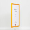 Telaio effetto legno profilo 89 marrone chiaro 50x65 cm vetro antiriflesso