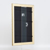 Effetto cornice in legno profilo 94 oro 25x50 cm vetro antiriflesso