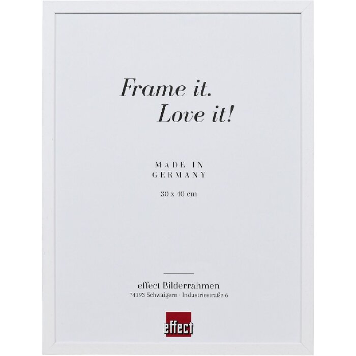 Cornice per foto in legno Effect Profil 2330 Bianco 20x25 cm con vetro antiriflesso