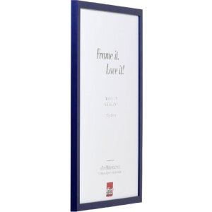 Cornice per foto in legno Effect Profil Top S blu 20x28 cm con vetro antiriflesso