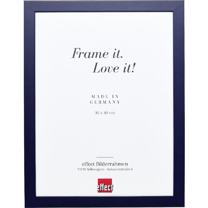Cornice per foto in legno Effect Profil Top Pro blu 20x28 cm con vetro antiriflesso