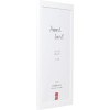 Cornice in legno Effect Profilo Top Pro Bianco 21x29,7 cm con vetro antiriflesso
