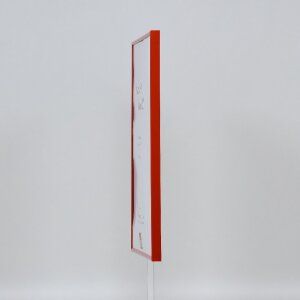 Cornice in plastica effetto Art red 18x27 cm vetro acrilico