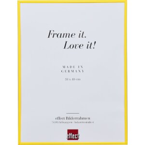 Cornice in plastica effetto Art yellow 50x50 cm vetro...