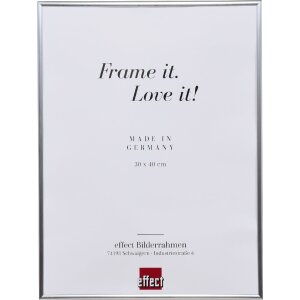 Cornice in plastica effetto Art silver 70x70 cm vetro...