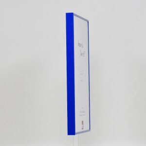 Cornice in alluminio effetto Quadro 20x25 cm vetro acrilico blu