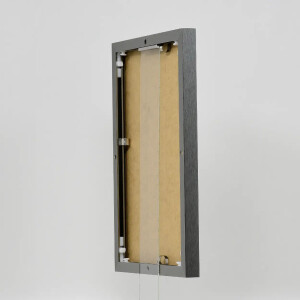 Cornice in alluminio effetto Quadro 20x28 cm argento antico vetro acrilico