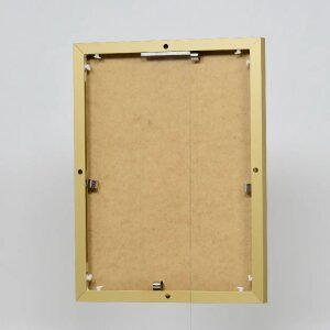 Cornice effetto alluminio Quadro 20x30 cm vetro acrilico oro