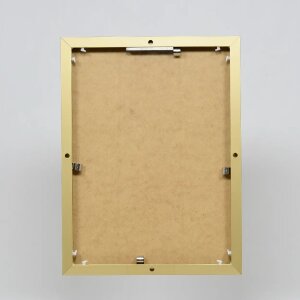 Cornice effetto alluminio Quadro 20x30 cm vetro acrilico oro
