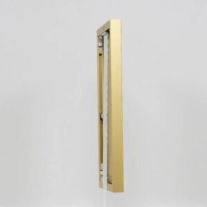 Cornice effetto alluminio Quadro 20x30 cm vetro acrilico oro