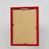 Cornice in alluminio effetto Quadro 21x28 cm vetro acrilico rosso