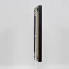 Cornice in alluminio effetto Quadro 21x28 cm vetro acrilico nero