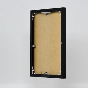 Cornice in alluminio effetto Quadro 21x29,7 cm vetro acrilico nero