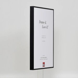 Cornice in alluminio effetto Quadro 21x29,7 cm vetro acrilico nero