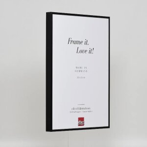 Cornice in alluminio effetto Quadro 23x70 cm vetro acrilico nero
