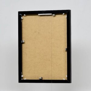 Cornice in alluminio effetto Quadro 23x70 cm nero vetro acrilico lucido