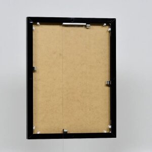 Cornice in alluminio effetto Quadro 23x70 cm nero vetro acrilico lucido