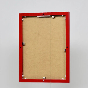 Cornice in alluminio effetto Quadro 25x35 cm vetro acrilico rosso
