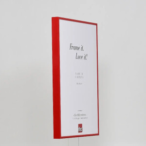 Cornice in alluminio effetto Quadro 25x35 cm vetro acrilico rosso