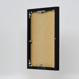 Cornice in alluminio effetto Quadro 25x35 cm vetro acrilico nero