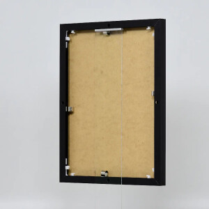 Cornice in alluminio effetto Quadro 25x35 cm vetro acrilico nero