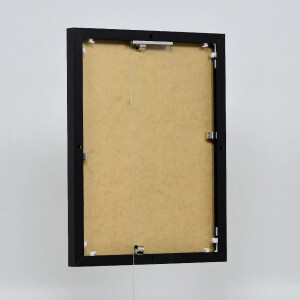 Cornice in alluminio effetto Quadro 25x35 cm vetro acrilico nero
