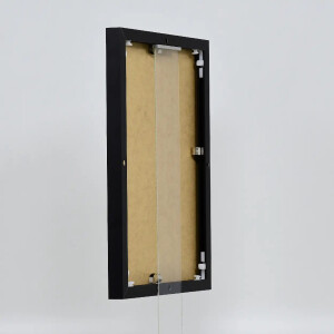 Cornice in alluminio effetto Quadro 25x35 cm vetro acrilico nero