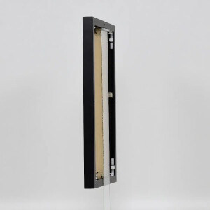 Cornice in alluminio effetto Quadro 25x35 cm vetro acrilico nero