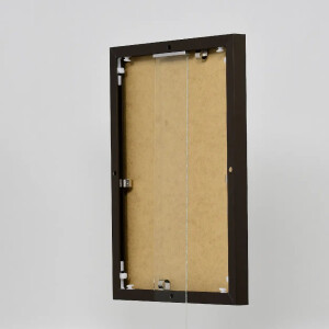 Cornice in alluminio effetto Quadro 25x35 cm bronzo vetro acrilico