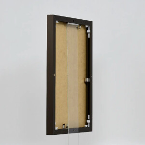 Cornice in alluminio effetto Quadro 25x35 cm bronzo vetro acrilico