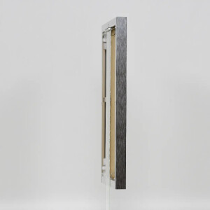 Cornice in alluminio effetto Quadro 25x35 cm argento vetro acrilico lucido