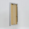 Cornice in alluminio effetto Quadro 25x35 cm argento vetro acrilico lucido