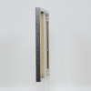 Cornice in alluminio effetto Quadro 25x35 cm argento vetro acrilico lucido