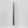 Cornice in alluminio effetto Quadro 25x35 cm argento vetro acrilico lucido