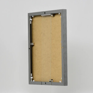 Cornice in alluminio effetto Quadro 25x35 cm argento antico vetro acrilico