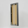 Cornice in alluminio effetto Quadro 25x35 cm argento antico vetro acrilico