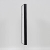 Cornice in alluminio effetto Quadro 25x70 cm nero vetro acrilico opaco lucido