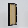 Cornice in alluminio effetto Quadro 25x80 cm nero vetro acrilico lucido