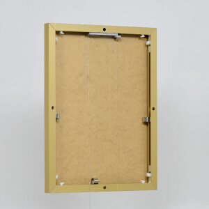 Cornice in alluminio effetto Quadro 30x30 cm vetro acrilico oro