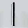 Cornice effetto alluminio Quadro 45x60 cm nero vetro acrilico lucido