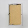 Cornice Quadro effetto alluminio 50x60 cm vetro acrilico argento