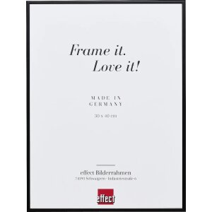 Cornice in alluminio Effect Quadro 50x65 cm nero con...