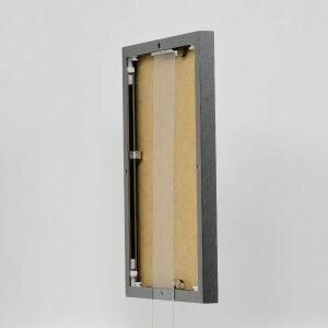 Cornice in alluminio effetto Quadro 50x65 cm argento antico vetro acrilico