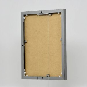 Cornice in alluminio effetto Quadro 50x65 cm argento antico vetro acrilico