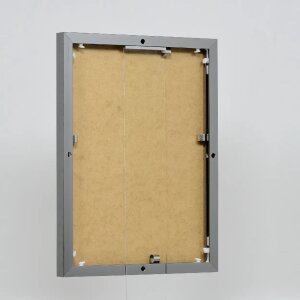 Cornice in alluminio effetto Quadro 50x65 cm argento antico vetro acrilico