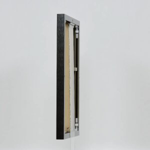 Cornice in alluminio effetto Quadro 50x65 cm argento antico vetro acrilico