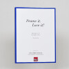 Cornice in alluminio effetto Quadro 61x91,5 cm vetro acrilico blu