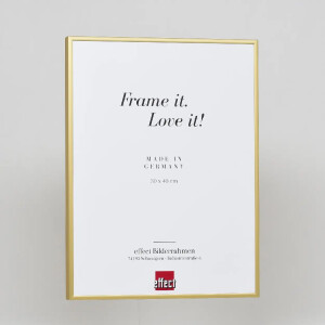 Cornice in alluminio effetto Quadro 61x91,5 cm vetro acrilico oro