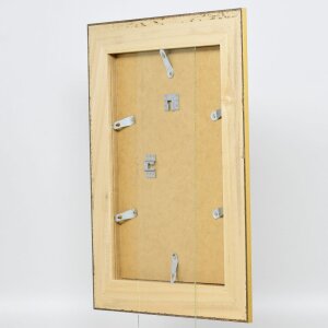 Cornice effetto barocco profilo 31 oro 21x29,7 cm vetro acrilico