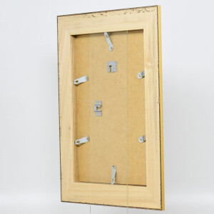 Cornice effetto barocco profilo 31 oro 45x80 cm vetro acrilico